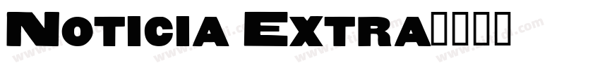 Noticia Extra字体转换